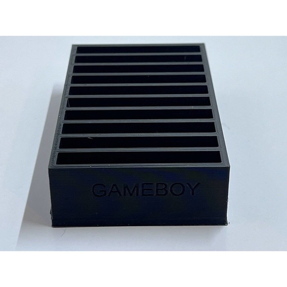 Gameboy 10 Nintendo Cartridge Video Games Holder DISPLAY ONLY 3D Printed Fast Sh - Picture 2 of 3